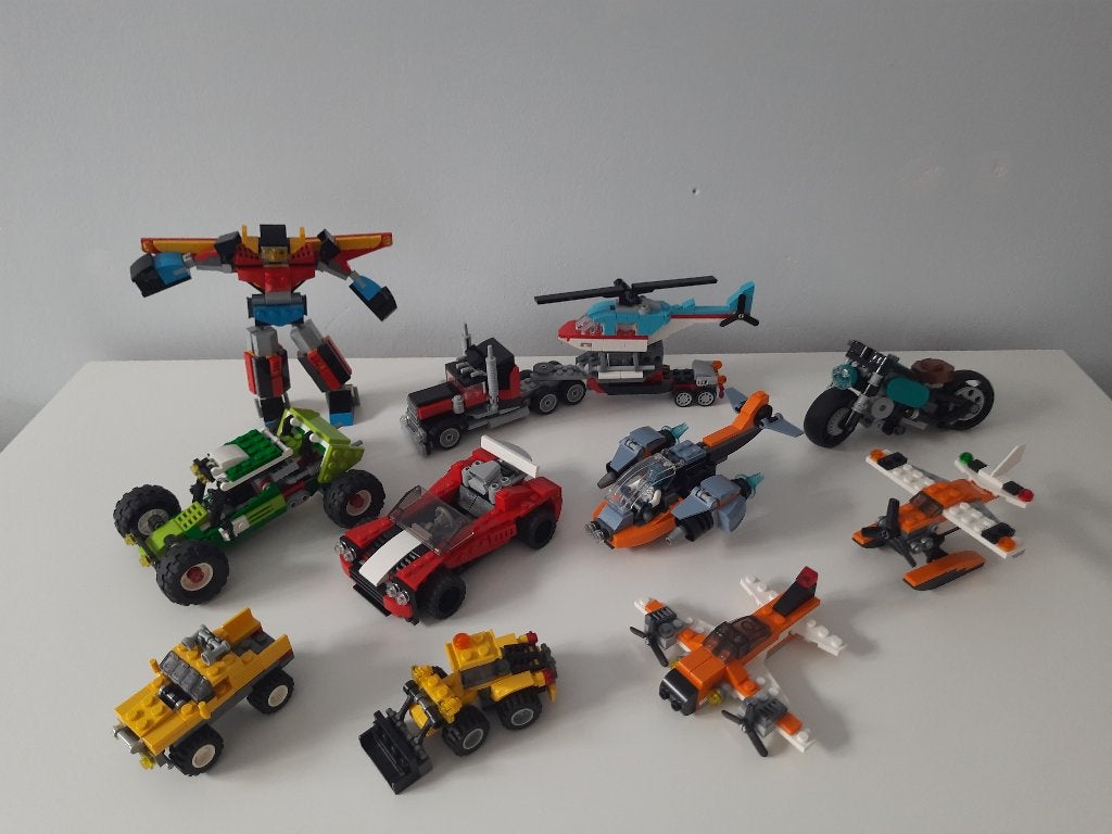 10 Lego creator 3 in 1 sets, Gebruikt, Compleet, Lego, Ophalen of Verzenden