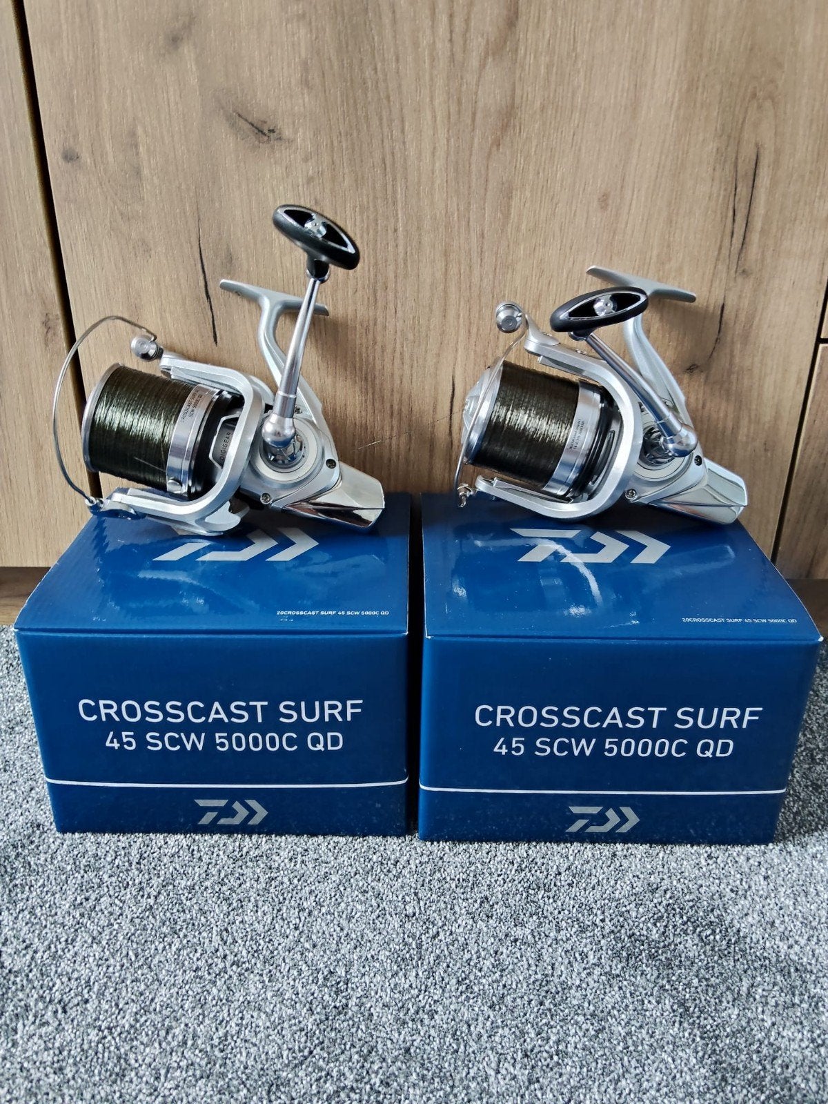 Daiwa 24 Crosscast 45SCW 5000LD QD Big Pit Molen, Ophalen, Zo goed als nieuw, Molen