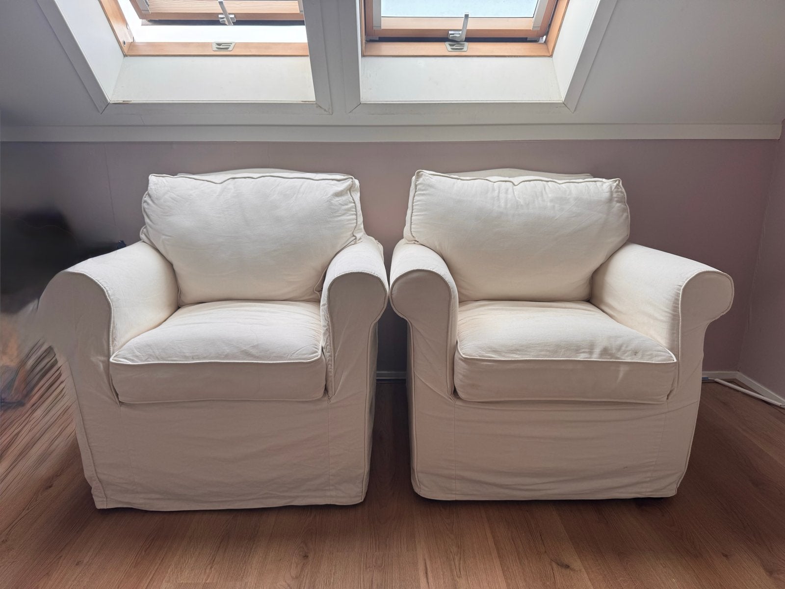 Riviera Maison Fauteuils (2 stuks), Ophalen, Gebruikt, Stof, 75 tot 100 cm