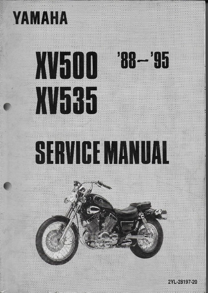 Yamaha XV500 XV535 service manual (7354z), Verzenden, Yamaha