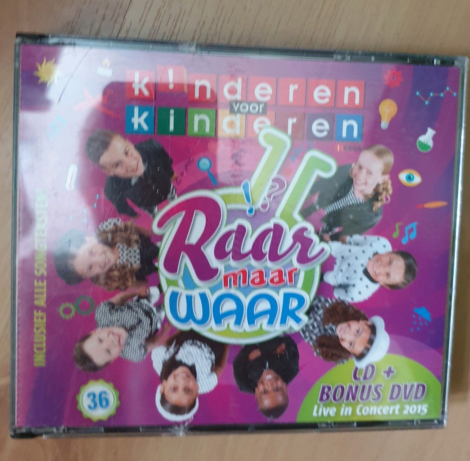 Kinderen voor Kinderen 36: Raar maar Waar CD + DVD, Ophalen of Verzenden, Gebruikt, Muziek, 6 tot 9 jaar