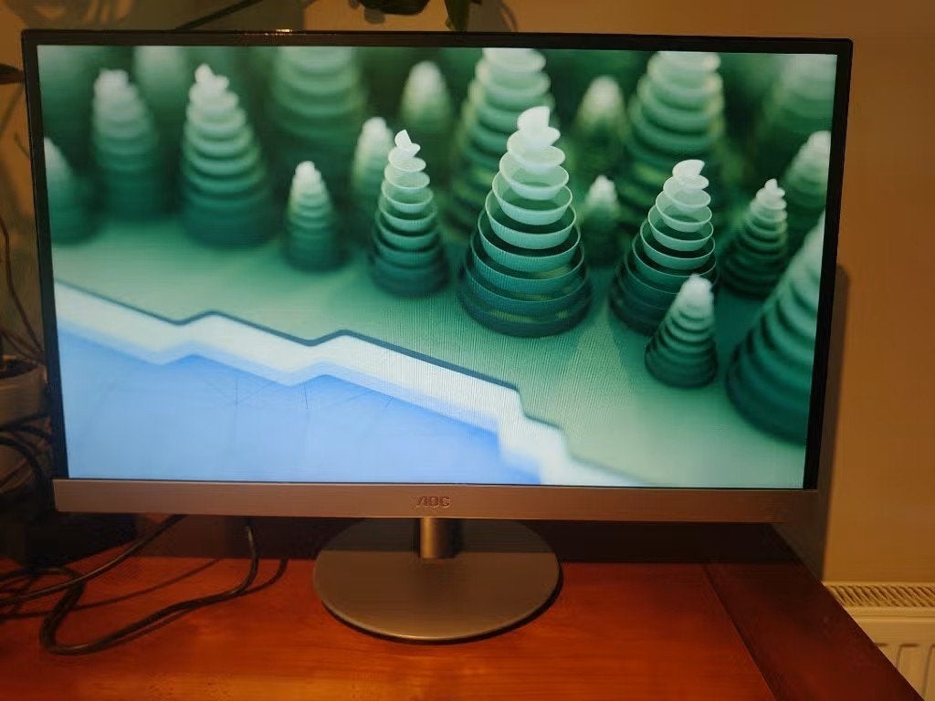 AOC 27 inch Full-HD LED monitor, AOC LCD, Ophalen of Verzenden, Zo goed als nieuw, HDMI