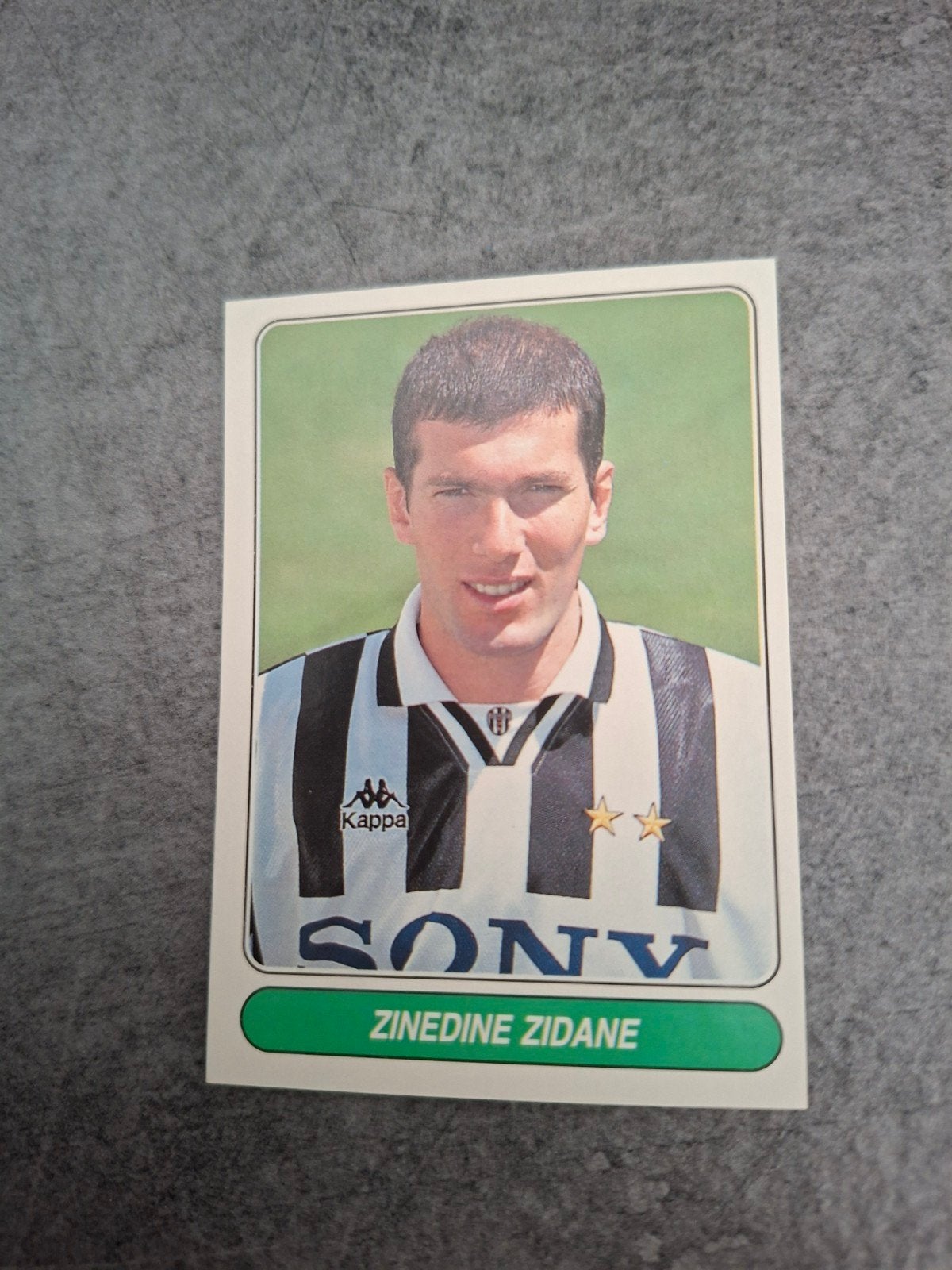 Panini sticker European Football Stars. Zidane Juventus., Verzenden, Zo goed als nieuw, Sticker