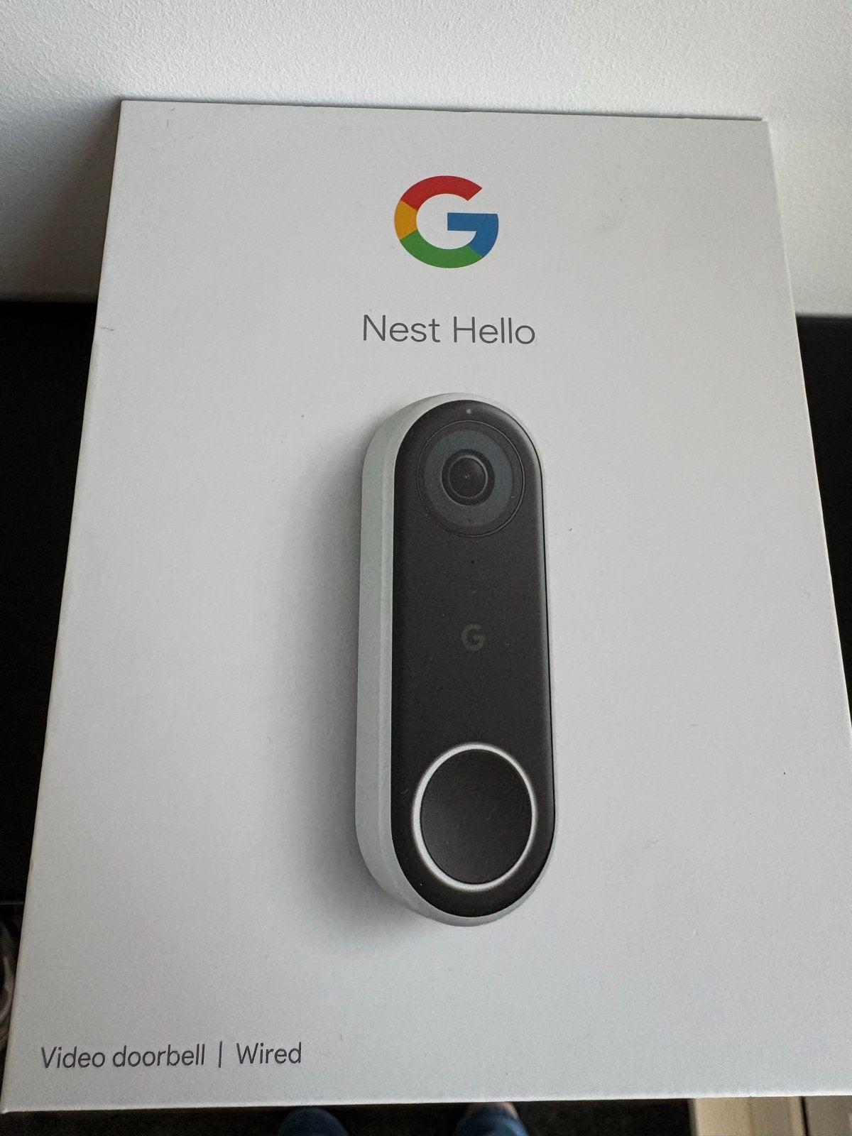 Google Nest Hello Wired Video Deurbel, Ophalen, Bewegingsdetectiesensor, Gebruikt, Bedraad