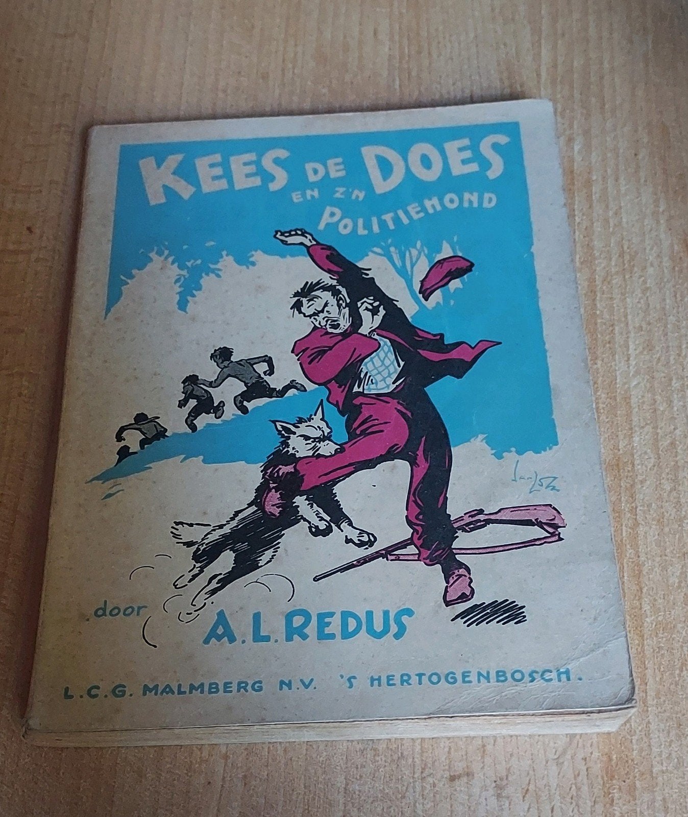 Uniek antiek kinderboek: Kees de Does en z'n politiehond, Ophalen of Verzenden