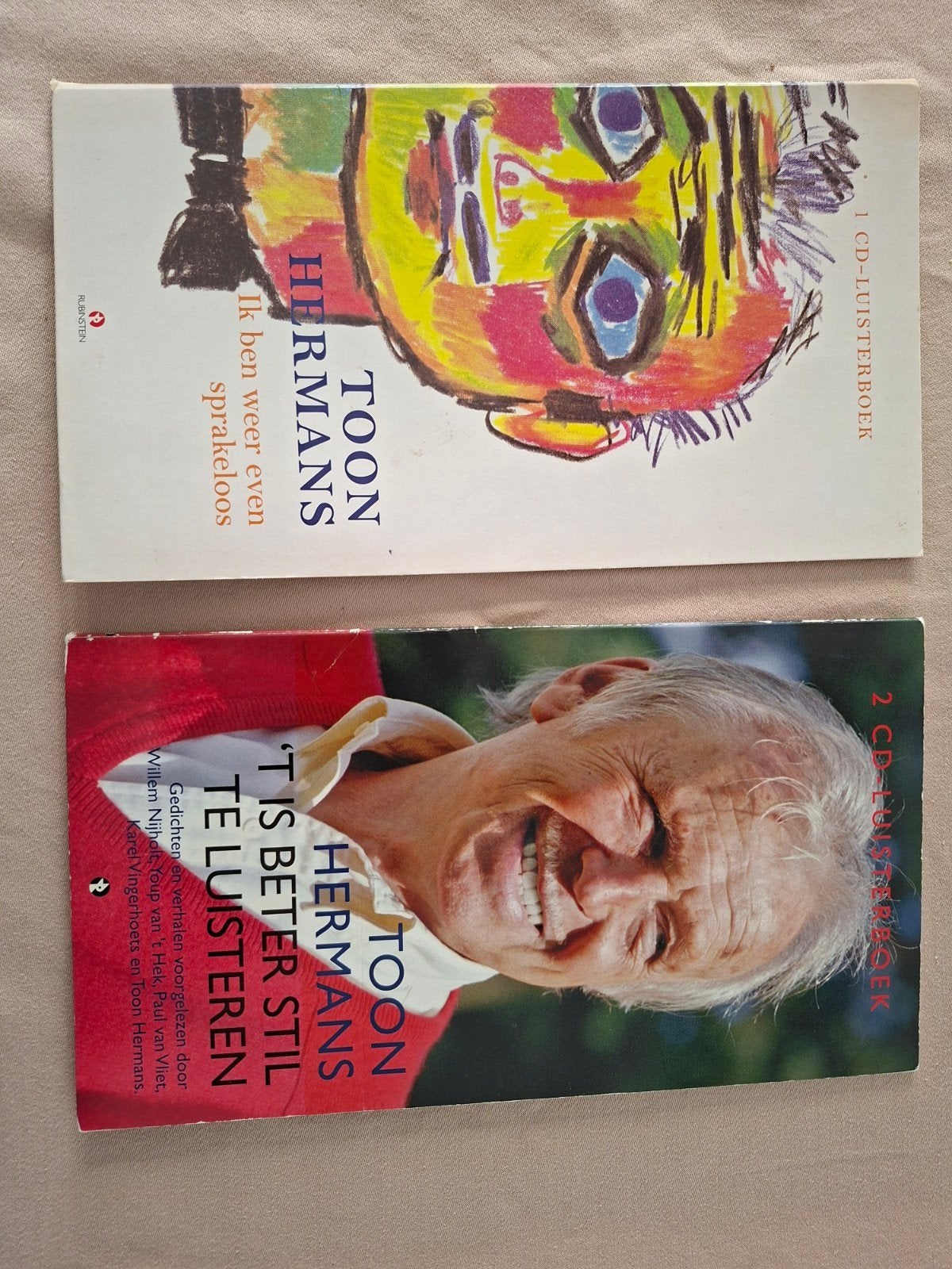 Toon Hermans luisterboeken:Ik ben weer even sprakeloos & 't, Ophalen of Verzenden, Toon Hermans, Cd, Volwassene