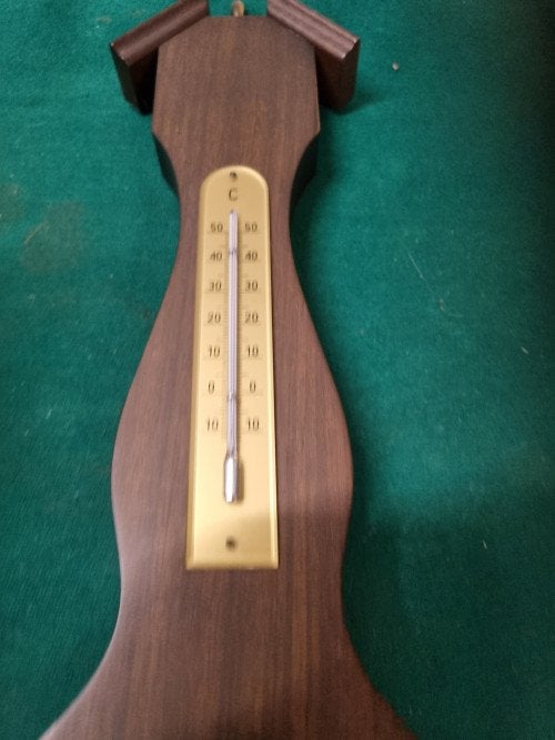 barometer donker eikenhout, Ophalen of Verzenden, 'T Olde Gre-j, Info@toldegrej.nl, Endepoelstraat 20f Didam