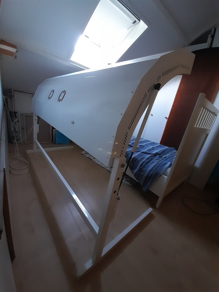 Zonnebank (-hemel) gratis afhalen, Witgoed en Apparatuur, Zonnebanken en Gezichtsbruiners, Ophalen, Gebruikt, Zonnebank enkelzijdig