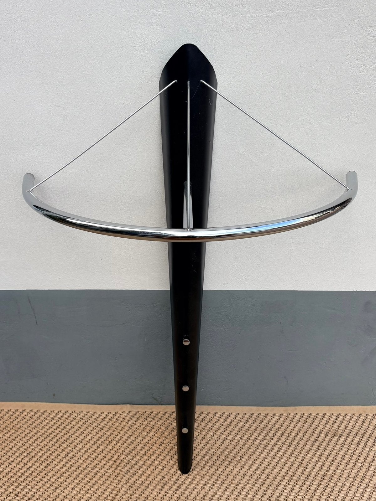 Postmoderne design wandkapstok chroom ( '80 stijl Schönbuch), Zo goed als nieuw, Minder dan 100 cm, Metaal, Ophalen
