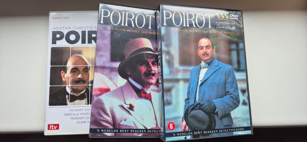 Poirot (verschillende series, dvd), Alle leeftijden, Ophalen of Verzenden, Zo goed als nieuw, Overige genres