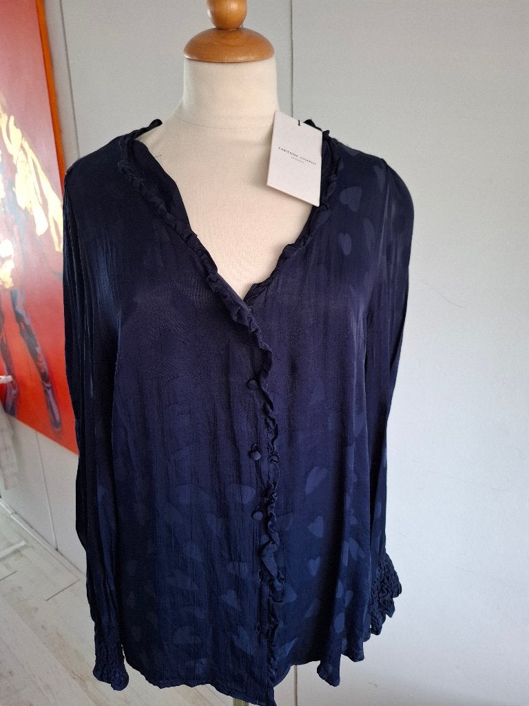 Fabienne chapot blouse maat 42 nieuw, Kleding | Dames, Blauw, Maat 42/44 (L), Nieuw, Ophalen of Verzenden