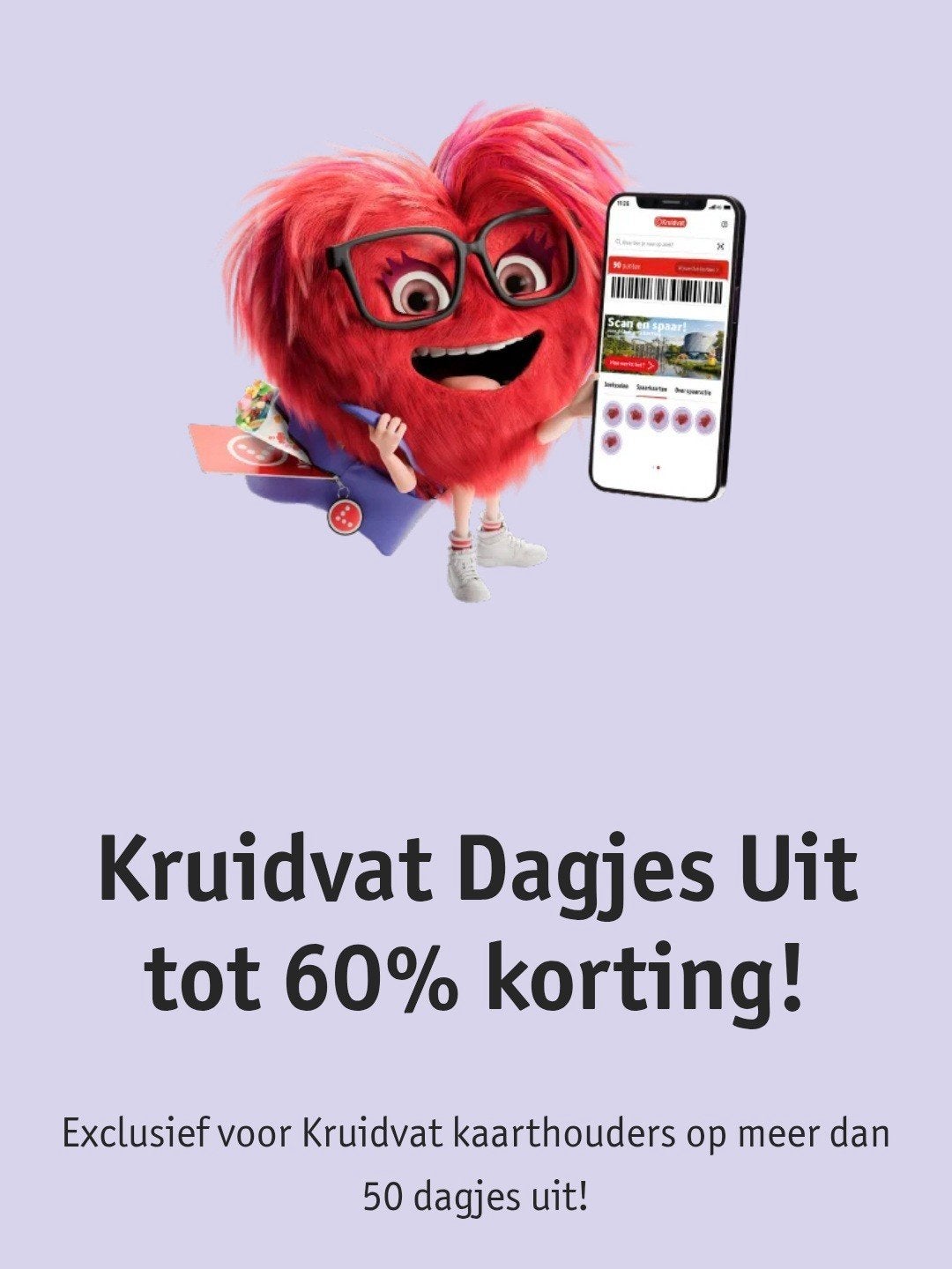 kruidvat dagje uit, Tickets en Kaartjes, Drie personen of meer, Kortingsbon