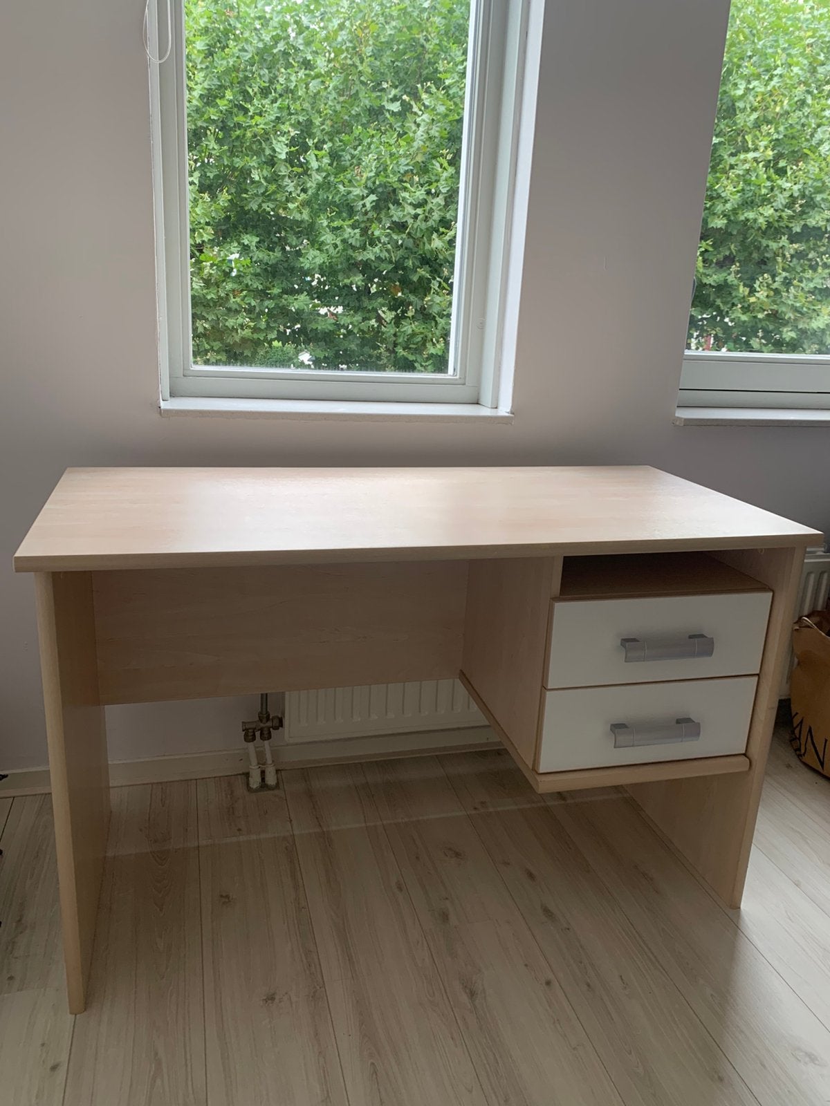 Bureau, Ophalen, Gebruikt, Hout, Schoolbureau