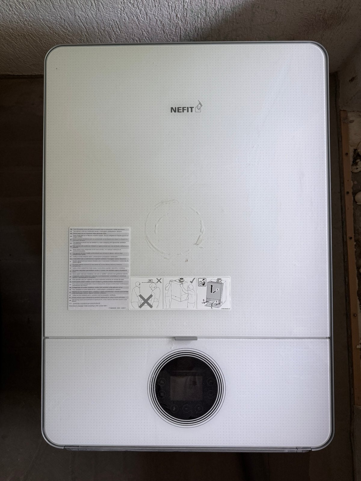 Nefit 9000i HR50 CV ketel, Ophalen, 30 tot 80 cm, Hoog rendement (Hr), Cv-ketel of Combi-ketel