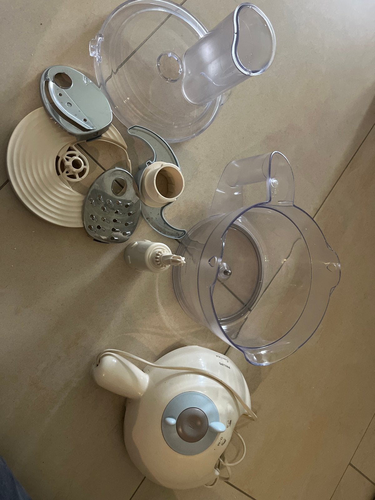 Philips Cucina Alles Snijder - Keukenmachine, Gebruikt, 1 tot 2 liter, Ophalen of Verzenden, Vaatwasserbestendig