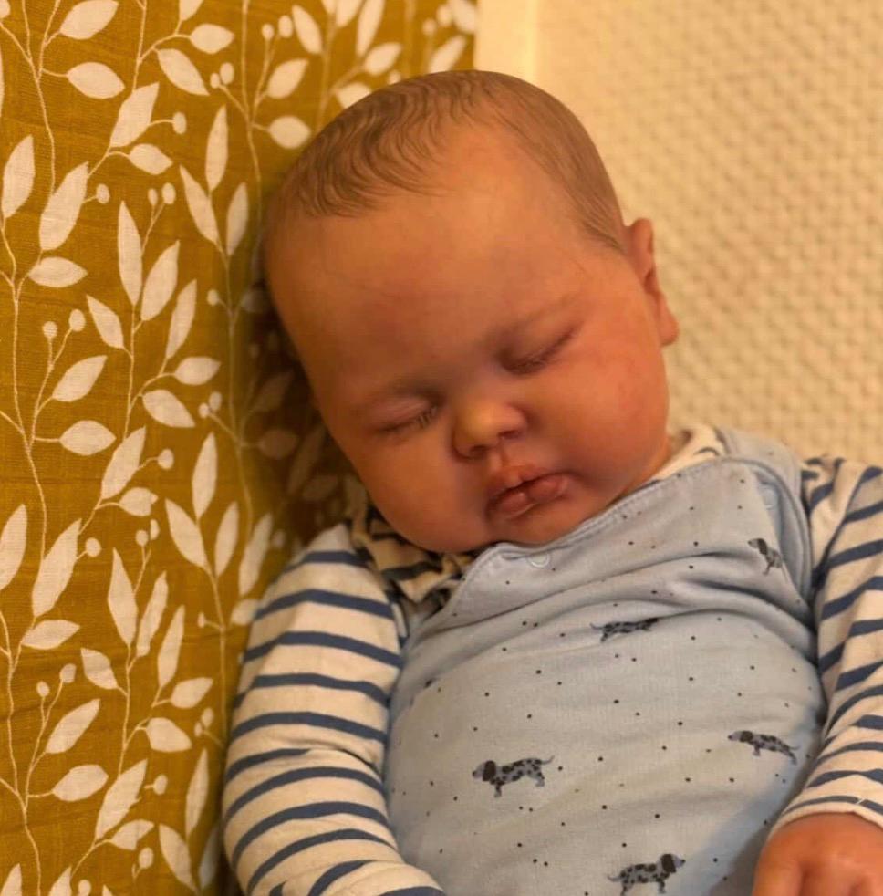 Reborn pickle authentiek, Verzenden, Zo goed als nieuw, Pop, Levensecht of Reborn