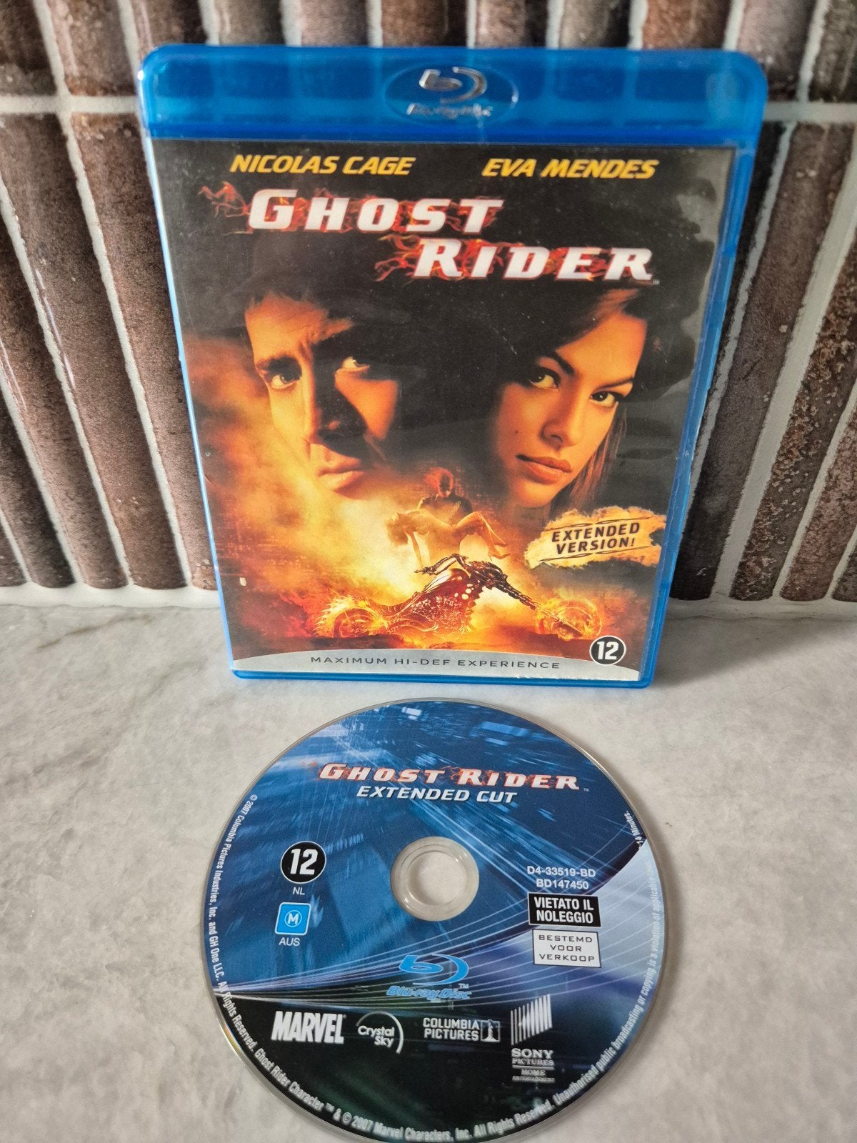 Ghost Rider Extended Cut Blu-ray - Actie Nicolas Cage, Bonusmateriaal, Nederlands, Nederlands, Actiethriller