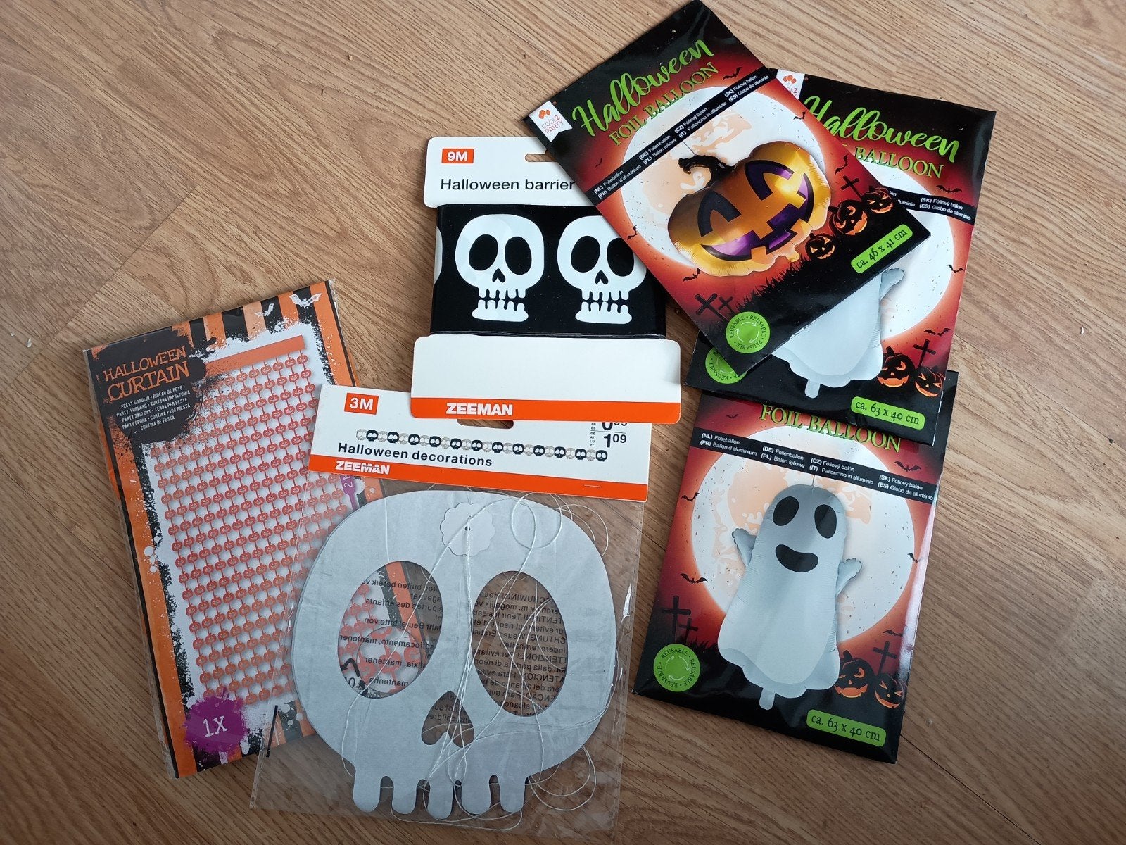 Diverse Halloween versieringen - Nieuw in verpakking, Ophalen of Verzenden, Nieuw, Versiering, Halloween of Griezel