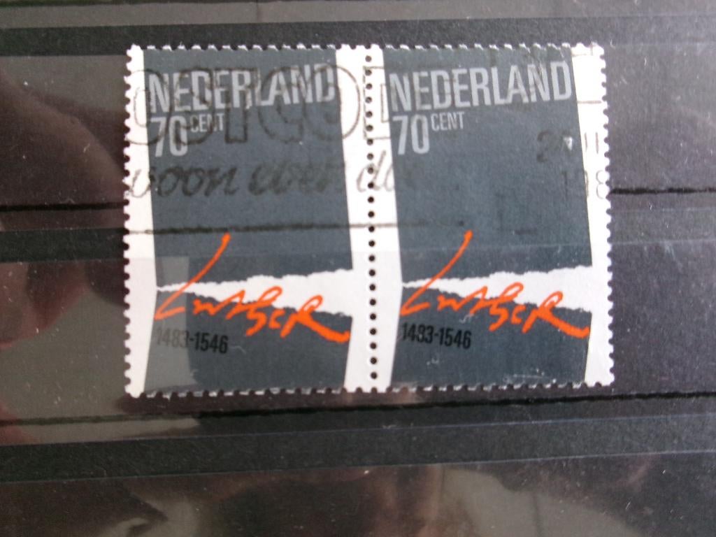 1983 - duo maarten luther (167c), Postzegels en Munten, Verzenden, Gestempeld