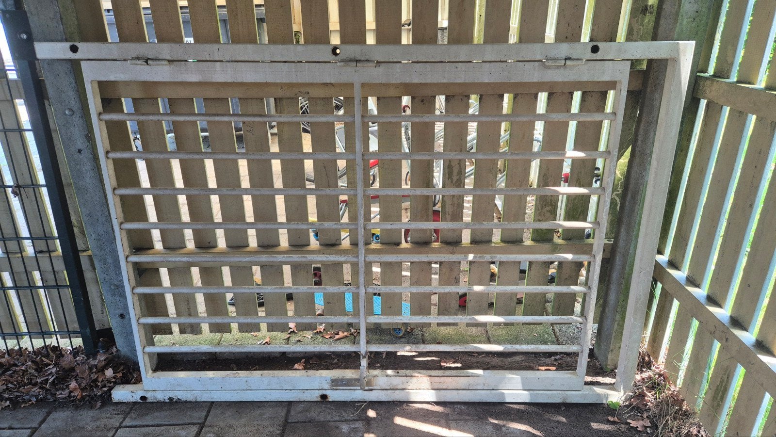 Tuinpoort, Ophalen, Gebruikt, Metaal