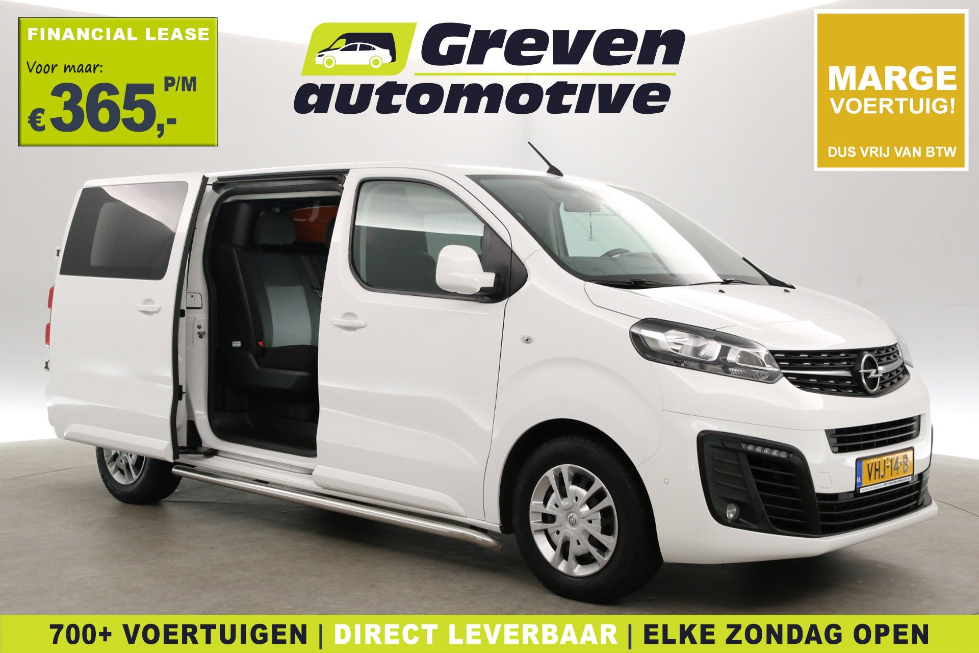 Opel Vivaro 2.0 CDTI L3H1 | Marge | Dubbele Cabine | Airco |, Auto's, Bestelauto's, Voorwielaandrijving, Stof, Gebruikt, Euro 6