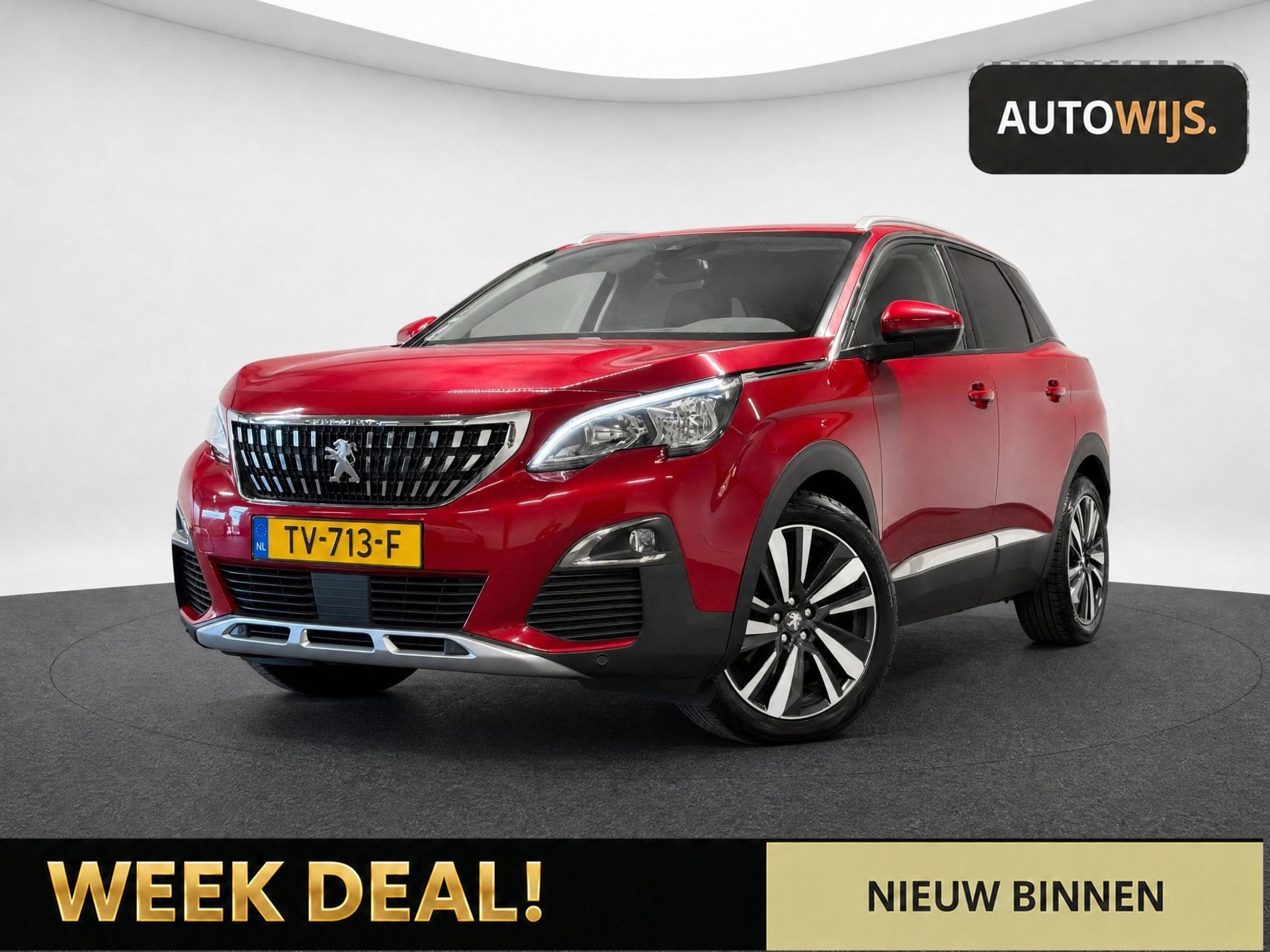 Peugeot 3008 1.2 PureTech Blue Lease Premium|LEDER|KEYLESS|P, Auto's, Voorwielaandrijving, Gebruikt, 1199 cc, Bedrijf