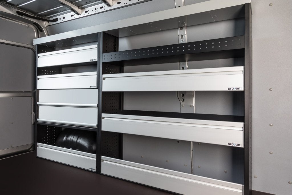 Provan nieuwe bedrijfswagen inrichting combiset, Niet ingevuld, Niet ingevuld, Niet ingevuld