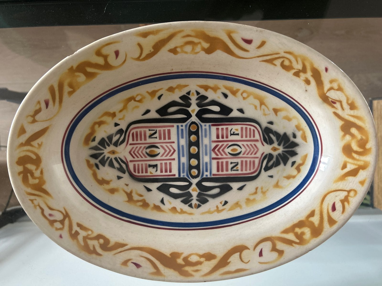 Vintage Calvé Delft schaal - Aangeboden door OlieFabrieken, Ophalen of Verzenden