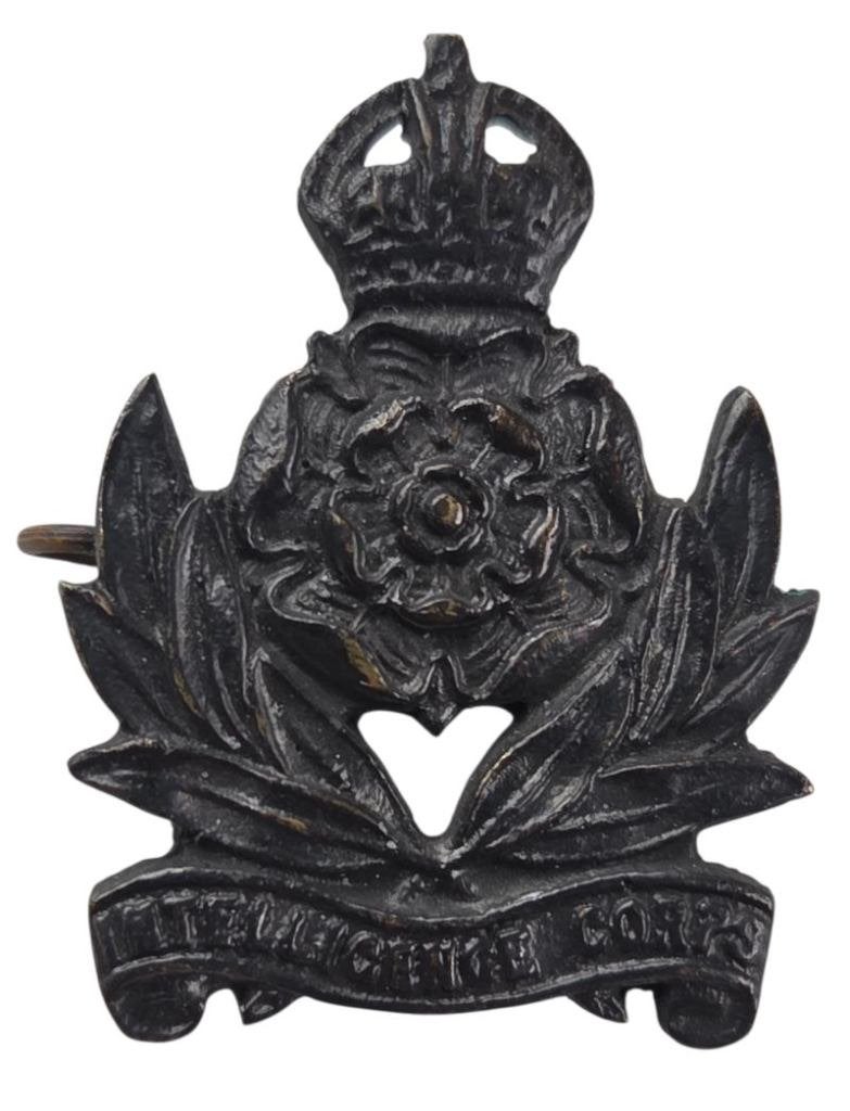 WW2 British Intelligence Corps Cap Badge, Verzamelen, Militaria | Tweede Wereldoorlog, Ophalen of Verzenden, Engeland, Embleem of Badge