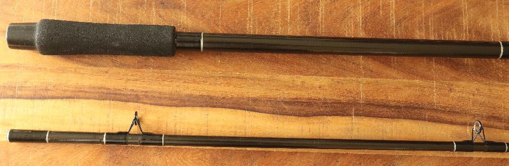 Karperhengel, Shakespeare, Black Demon, 1 3/4 lbs, Watersport en Boten, Hengelsport | Witvissen, Ophalen of Verzenden, Gebruikt