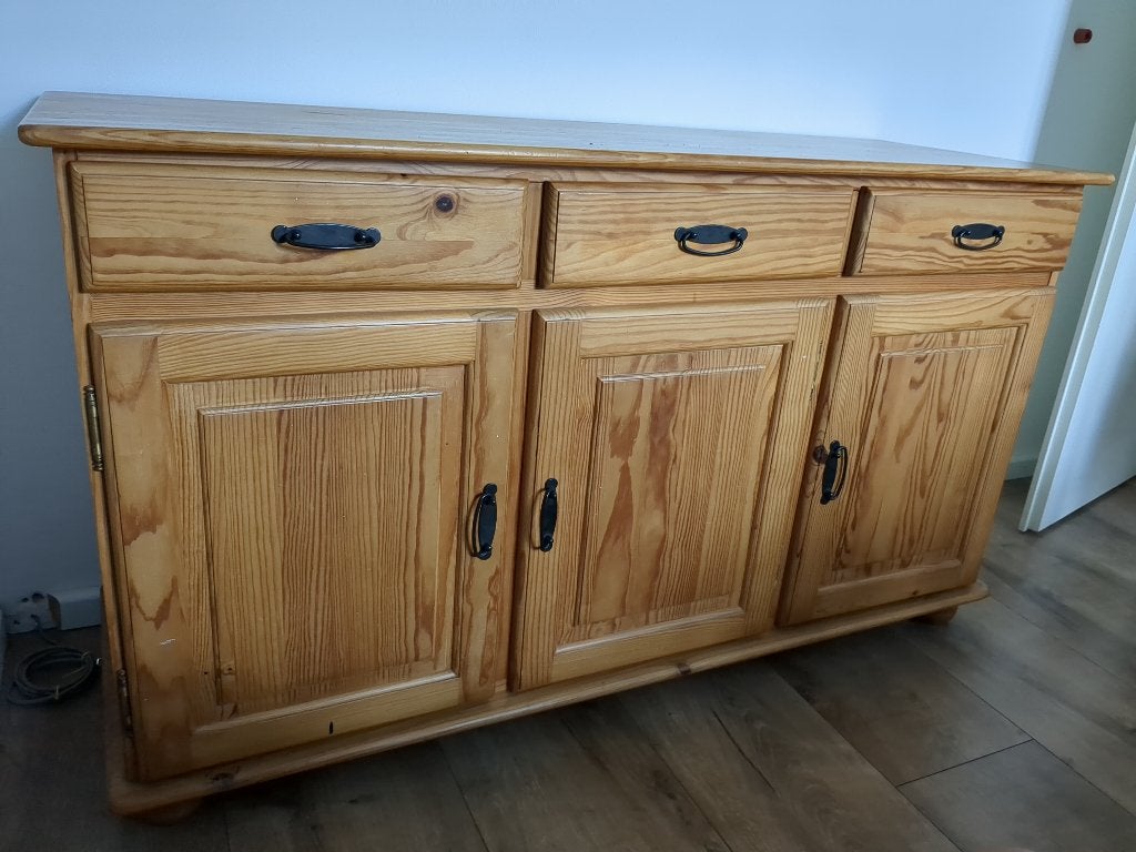 kast, Ophalen, Met plank(en), Gebruikt, 100 tot 150 cm