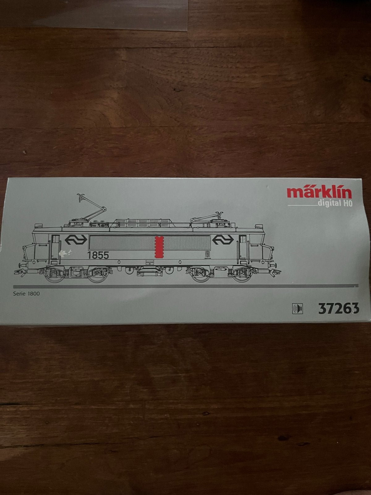 Märklin H0 Locomotief NS Serie 1800 - 37263, Wisselstroom, Locomotief, Ophalen of Verzenden, Märklin