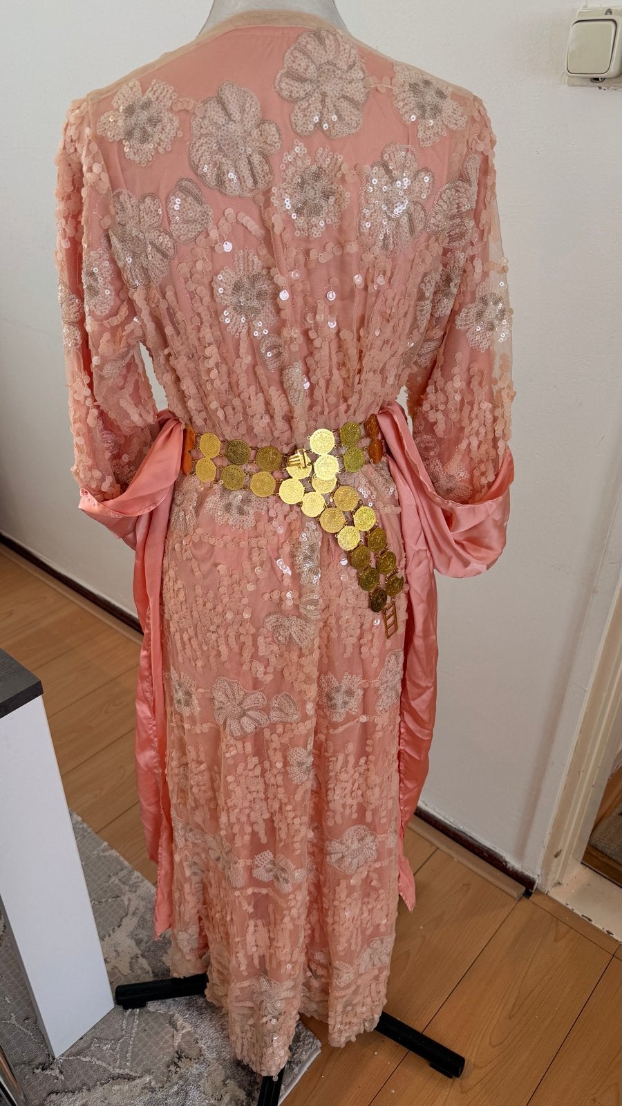 Koerdische jurk S/M, Ophalen of Verzenden, Zo goed als nieuw, Roze, Maat 36 (S)