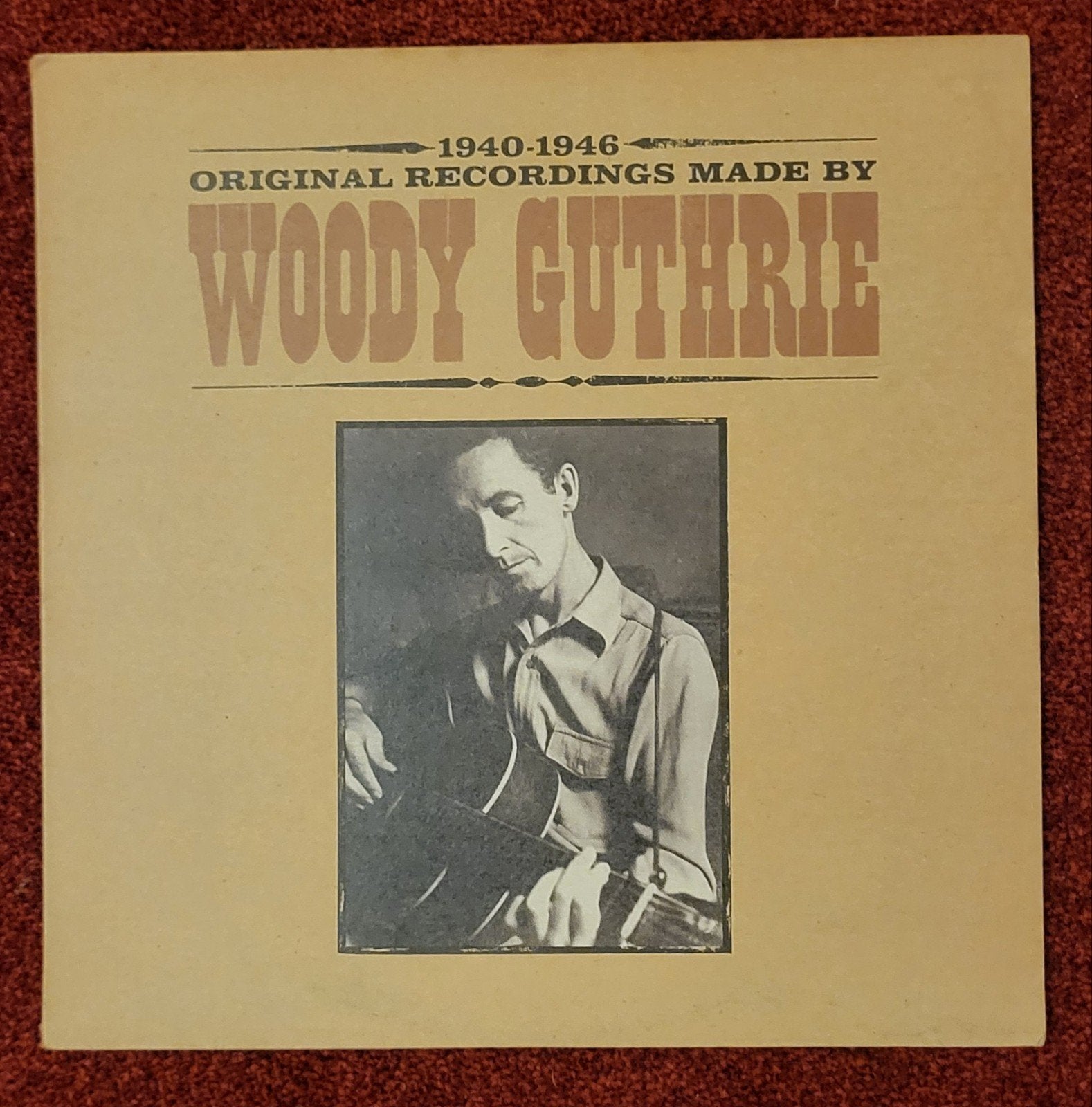 Woody Guthrie Original Recordings 1940 - 1946 (lp), Ophalen of Verzenden, LP