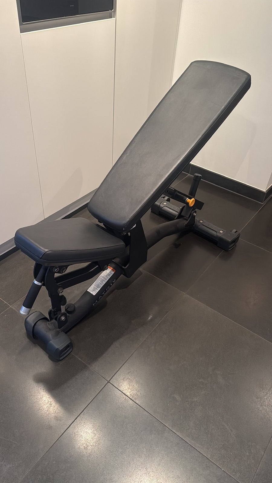 Matrix adjustable bench, Ophalen, Zo goed als nieuw, Fitnessbank