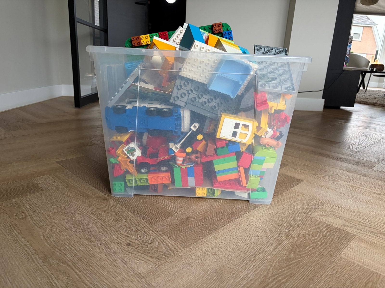 Grote partij LEGO Duplo met diverse sets en figuren, Ophalen, Gebruikt, Overige thema's, Compleet