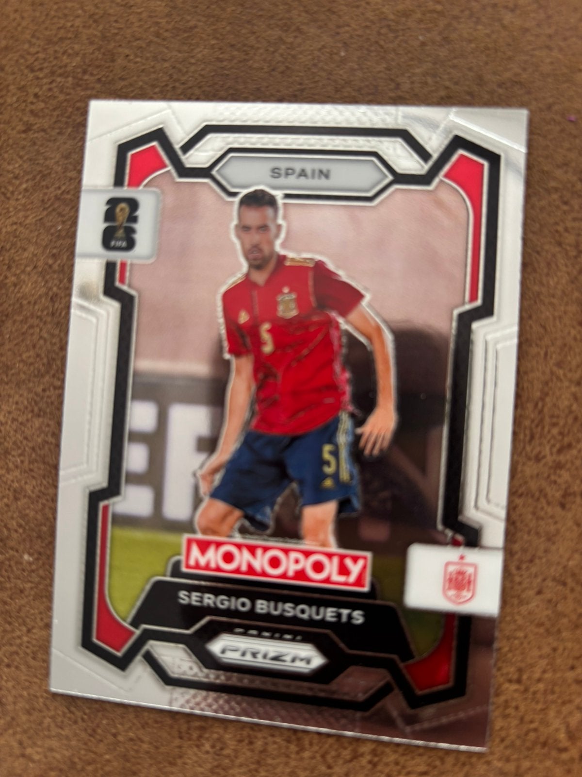 Panini Monopoly Prizm 2026 - Sergio Busquets #45, Verzenden, Nieuw, Buitenlandse clubs, Poster, Plaatje of Sticker