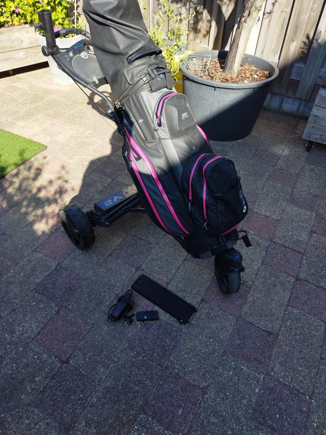 Alphard V2 Elektrische Golftrolley | Compleet | Afstandsbedi, Sport en Fitness, Golf, Ophalen, Golfkar