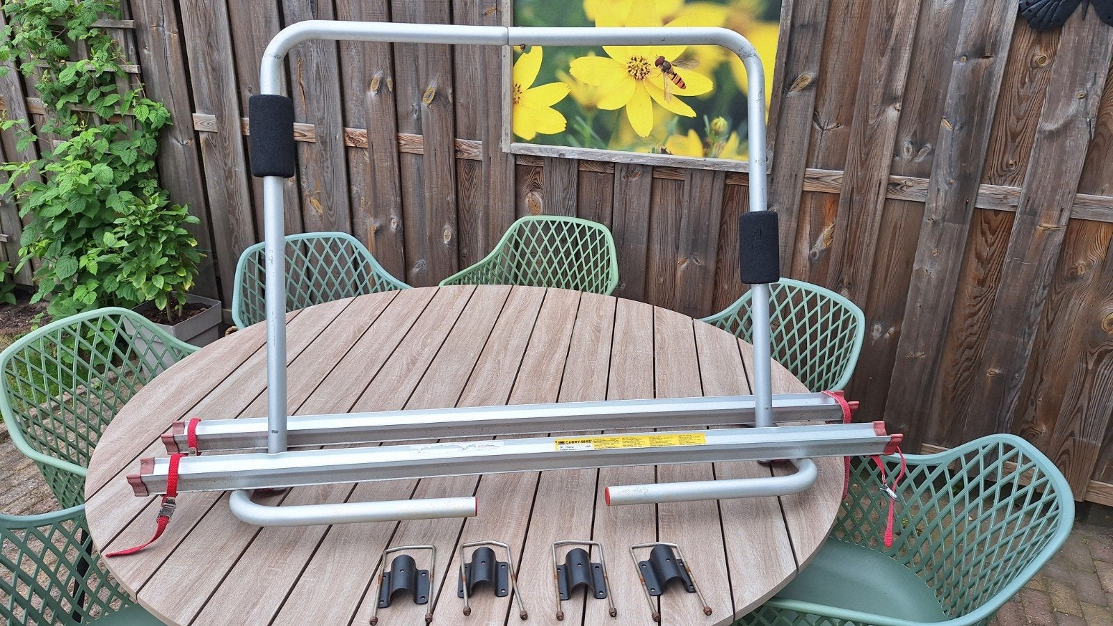 Fietsendrager voor op de dissel, Caravans en Kamperen, Ophalen, Gebruikt