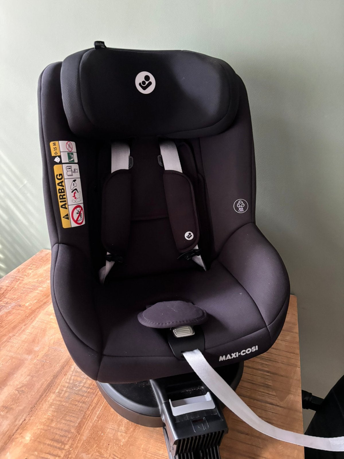 Maxi Cosi Mica eco i-size 360 zwart, Ophalen, Zo goed als nieuw, Maxi-Cosi, Isofix