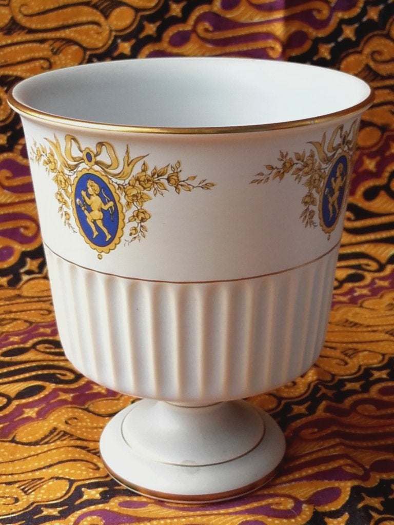 Mooi stel vintage potten van New Lydia Gouda plateel 12 cm., Ophalen of Verzenden