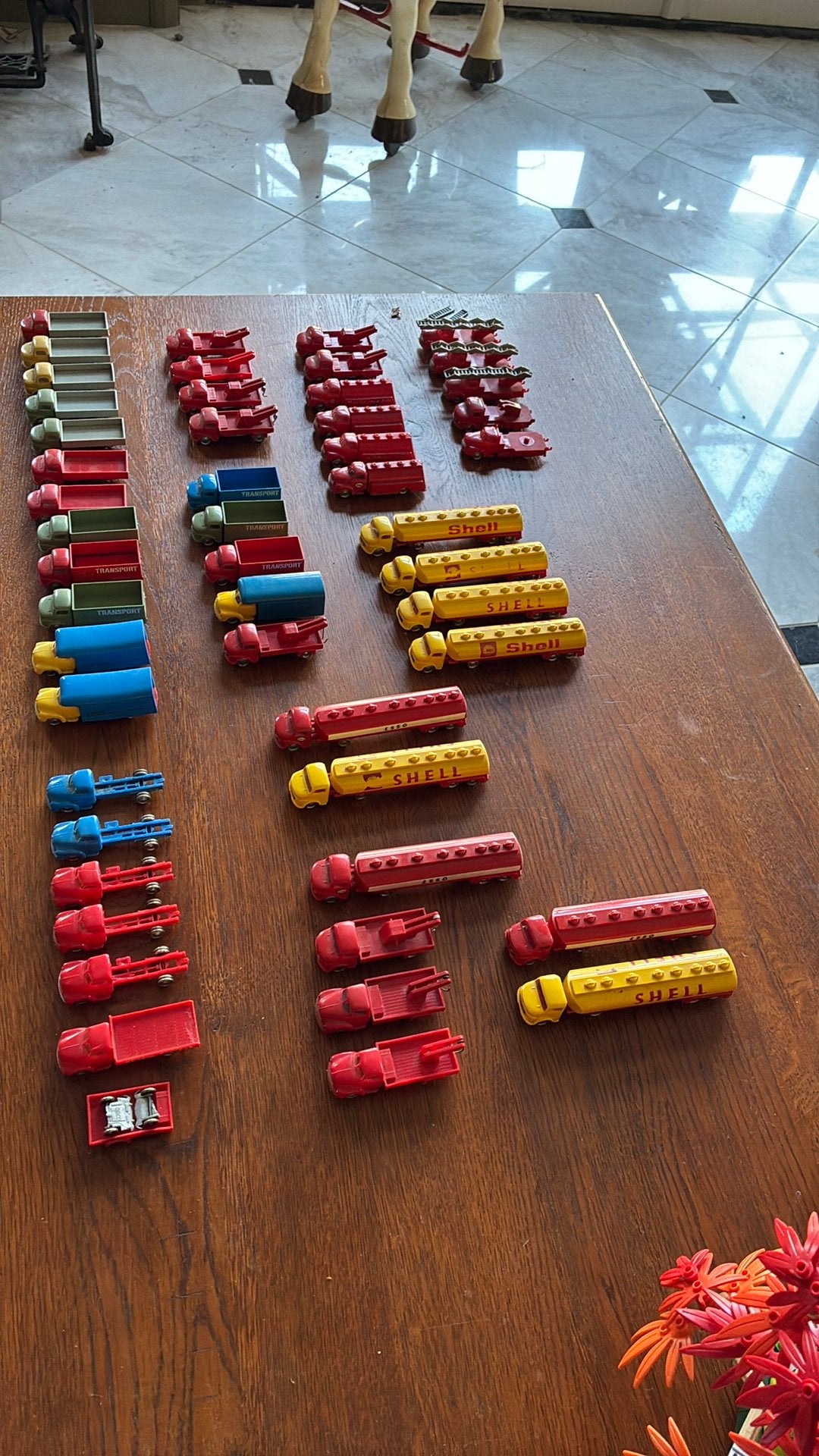 50 stuks lego 1:87 vrachtwagens, Ophalen of Verzenden, Gebruikt, Bus of Vrachtwagen, Overige merken