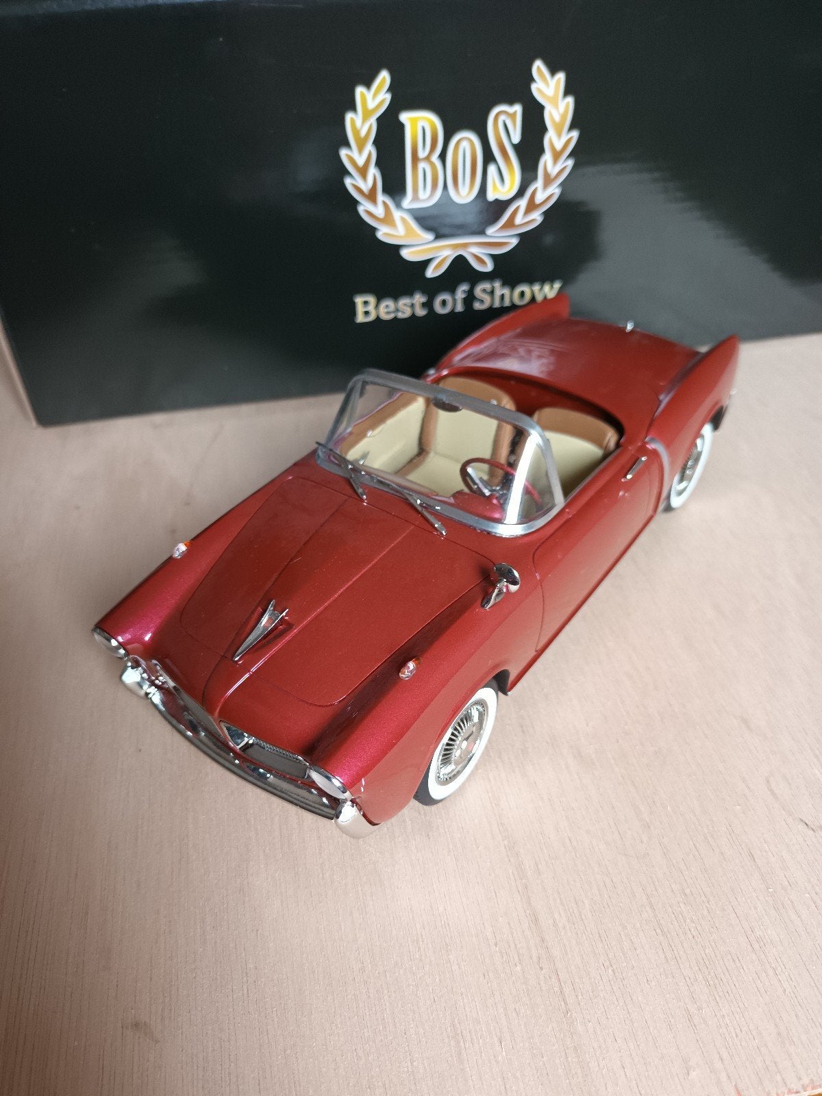 fiat 1100 tv 1959 bos models 1/18, Hobby en Vrije tijd, Ophalen of Verzenden, Nieuw, Overige merken