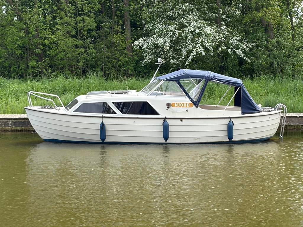 Nidelv 24  nette staat - Volledig vaarklaar, Watersport en Boten, Ophalen, Binnenboordmotor, Diesel, 2.00 meter