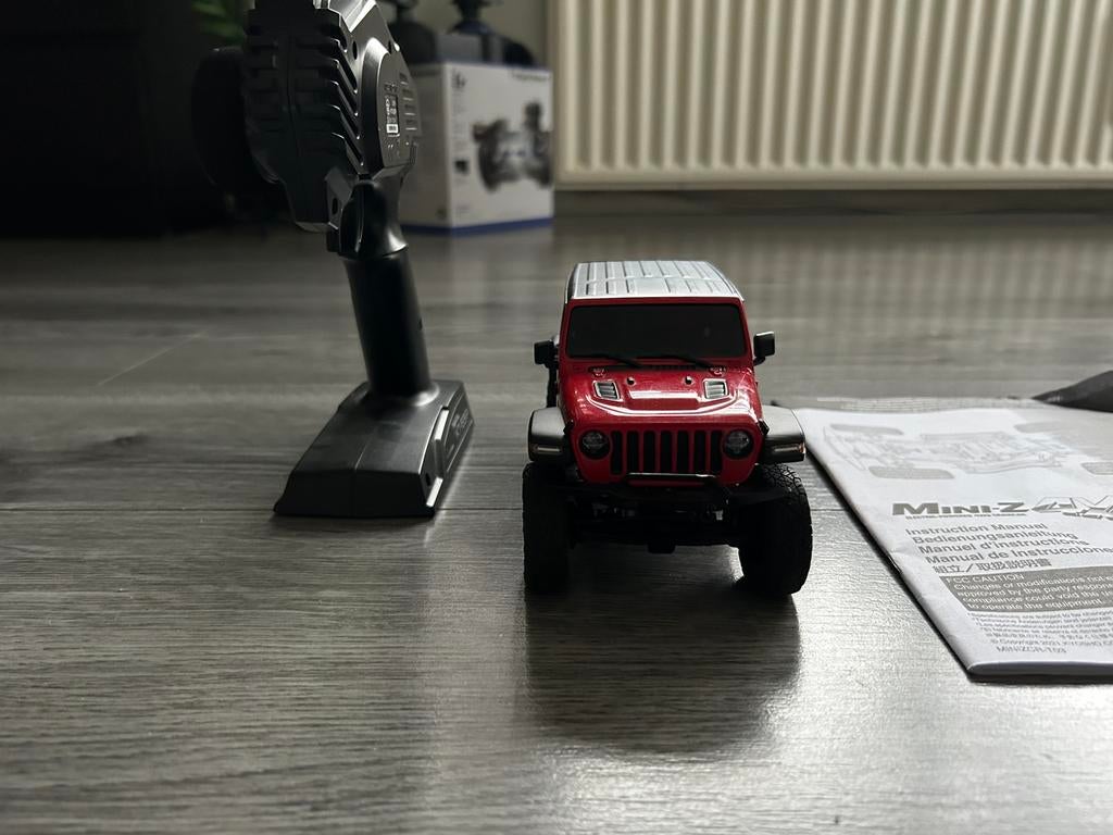 Rc crawler jeep wrangler, Ophalen of Verzenden, Zo goed als nieuw, Auto offroad