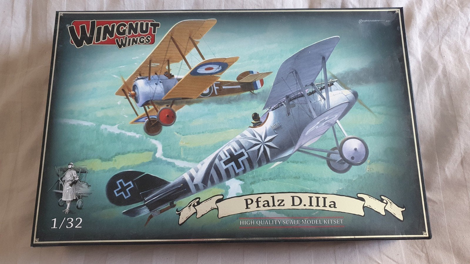 Wingnut Wings 1/32 Pfalz D.IIIa met extra PE, Overige merken, Nieuw, Ophalen of Verzenden, Groter dan 1:72