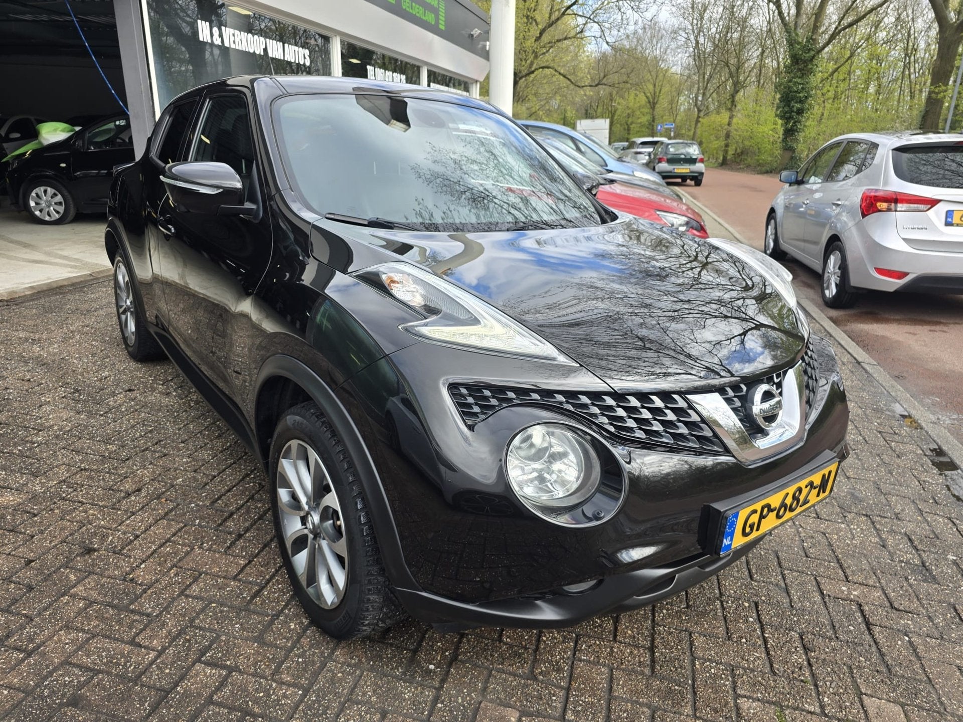 Nissan Juke 1.5 dCi S/S Tekna | 2E EIGENAAR | 3/6 OF 12MND G, Auto's, Nissan, Voorwielaandrijving, 4 cilinders, Zwart, Bedrijf
