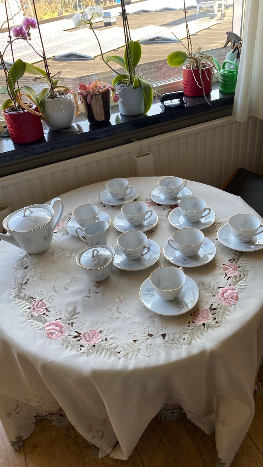 Vintage  Bavaria theeservies, Ophalen of Verzenden