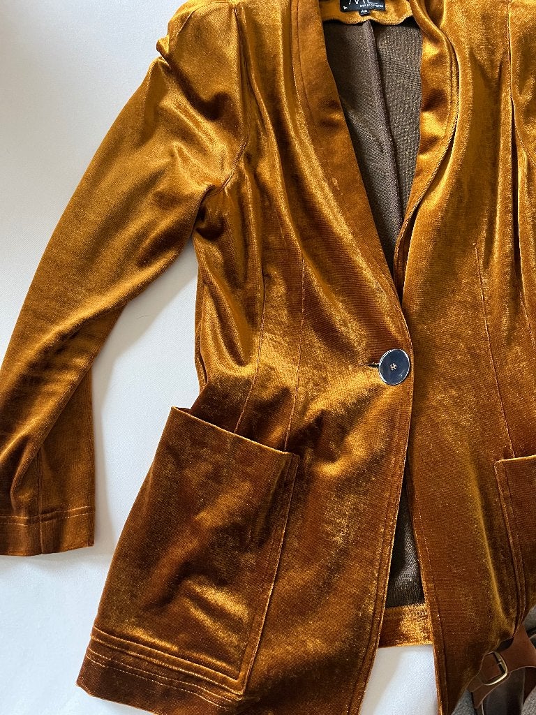 Prachtige blazer van ML Collections, Verzenden, Maat 42/44 (L), Jasje, Goud