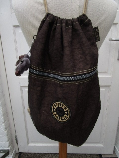 :Kipling sport/zwem/rugtas met aapje Lutgard, Ophalen, Kipling, Zo goed als nieuw, 30 tot 45 cm